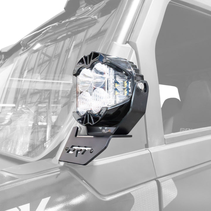 DRT Motorsports A - Pillar Light Bracket Kit for Polaris 2024+ Xpedition - Rugged Terrain