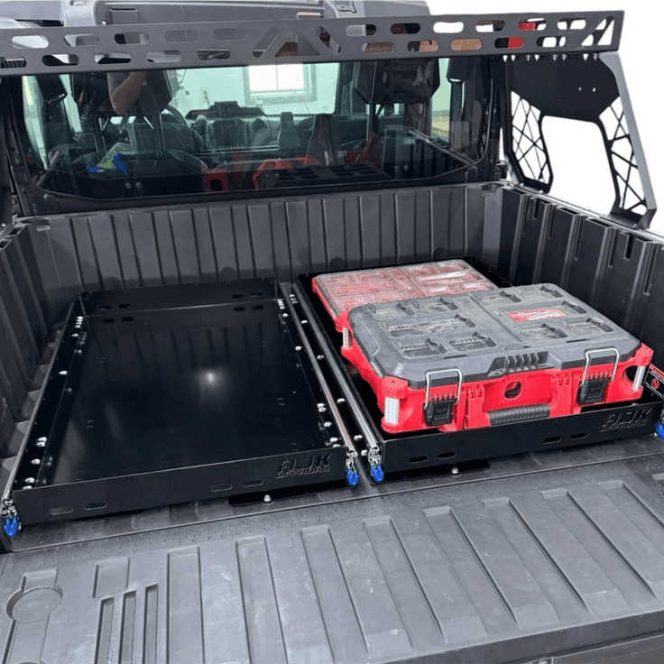 AJK Offroad Bed Drawer for Polaris Ranger XD 1500 - Rugged Terrain