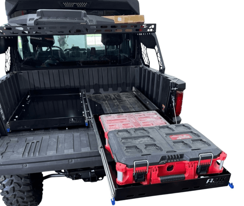 AJK Offroad Bed Drawer for Polaris Ranger XD 1500 - Rugged Terrain