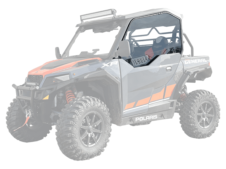 Spike Polaris General - Hard Coated Polycarbonate Upper Doors Kit - Rugged Terrain