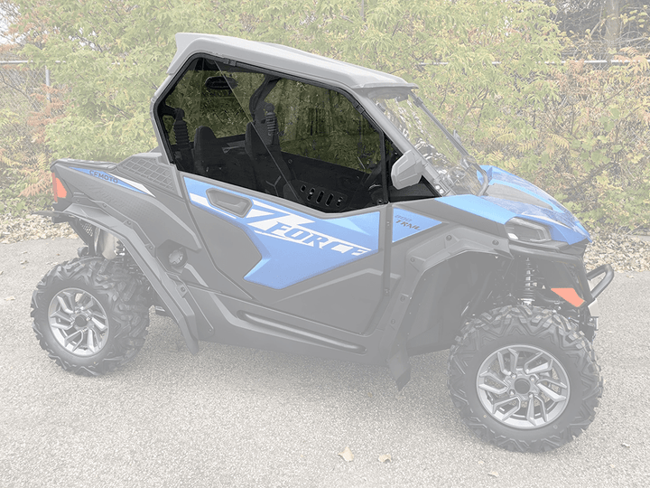 Spike CF Moto Z - Force 800 - 950 Trail Vented Polycarbonate Upper Doors Kit (Tinted) - Rugged Terrain