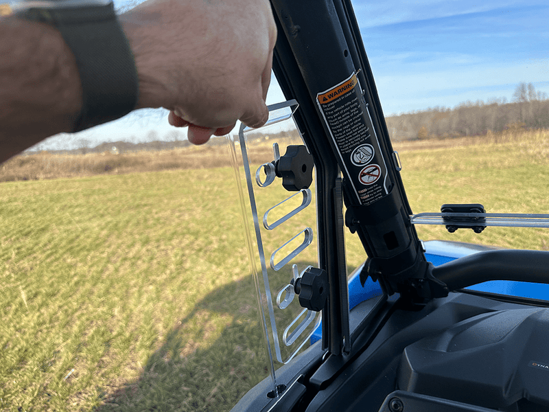 Can Am Commander Venting Polycarbonate Upper Doors Kit - Rugged Terrain