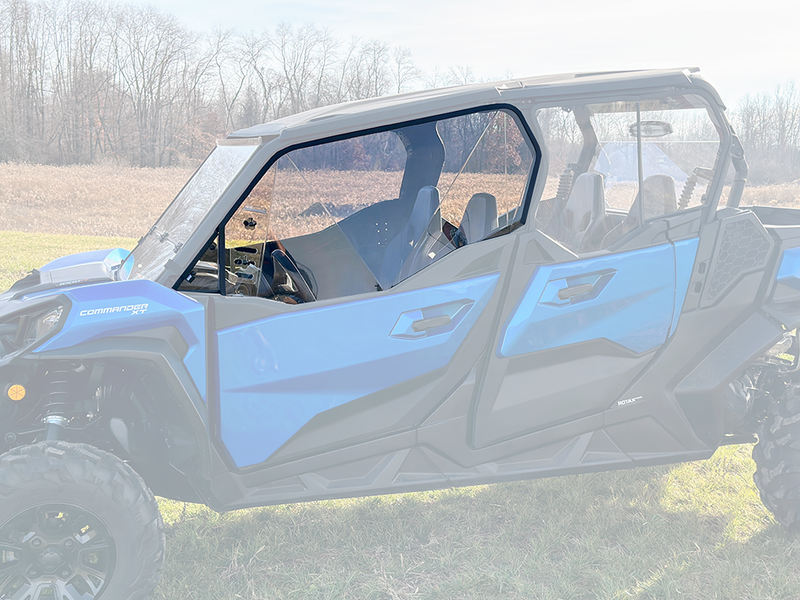 Spike Can Am Commander Venting Polycarbonate Upper Doors Kit