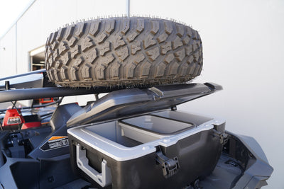 Factory UTV Mid - Height Dual Clamp Spare Tire Mount For Can - Am Maverick R - Rugged Terrain