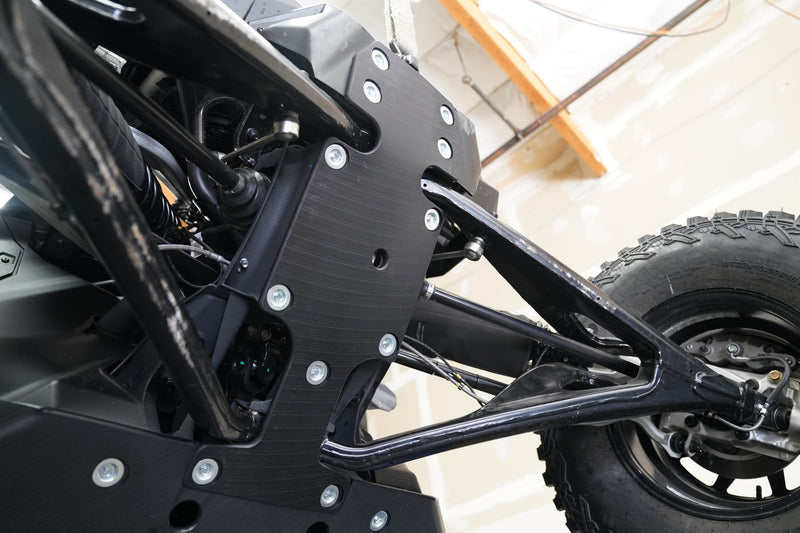 Factory UTV UHMW Skid Plate For Can - Am Maverick R X RC - Rugged Terrain