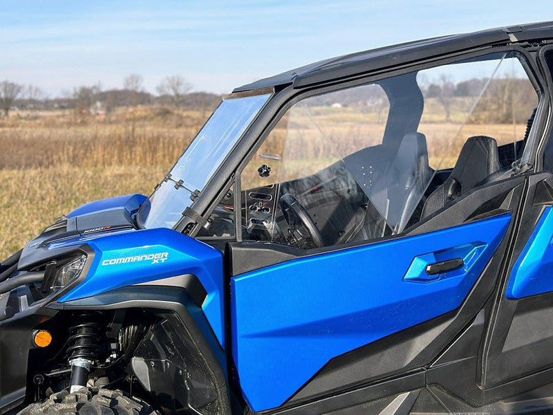 Spike Powersports Venting Polycarbonate Upper Doors Kit for Can - Am Commander - Rugged Terrain