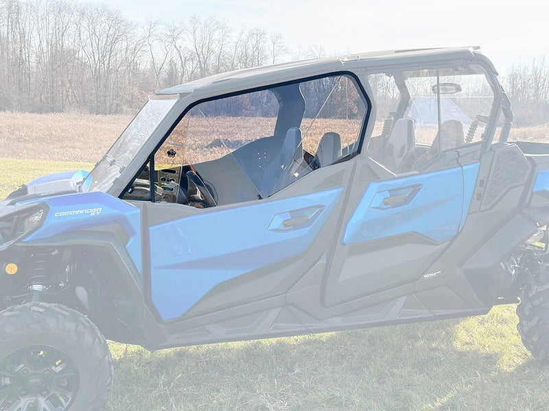 Spike Powersports Venting Polycarbonate Upper Doors Kit for Can - Am Commander - Rugged Terrain