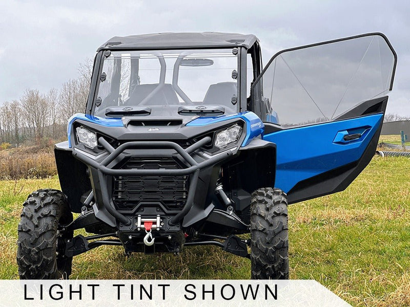 Spike Powersports Venting Polycarbonate Upper Doors Kit for Can - Am Commander - Rugged Terrain