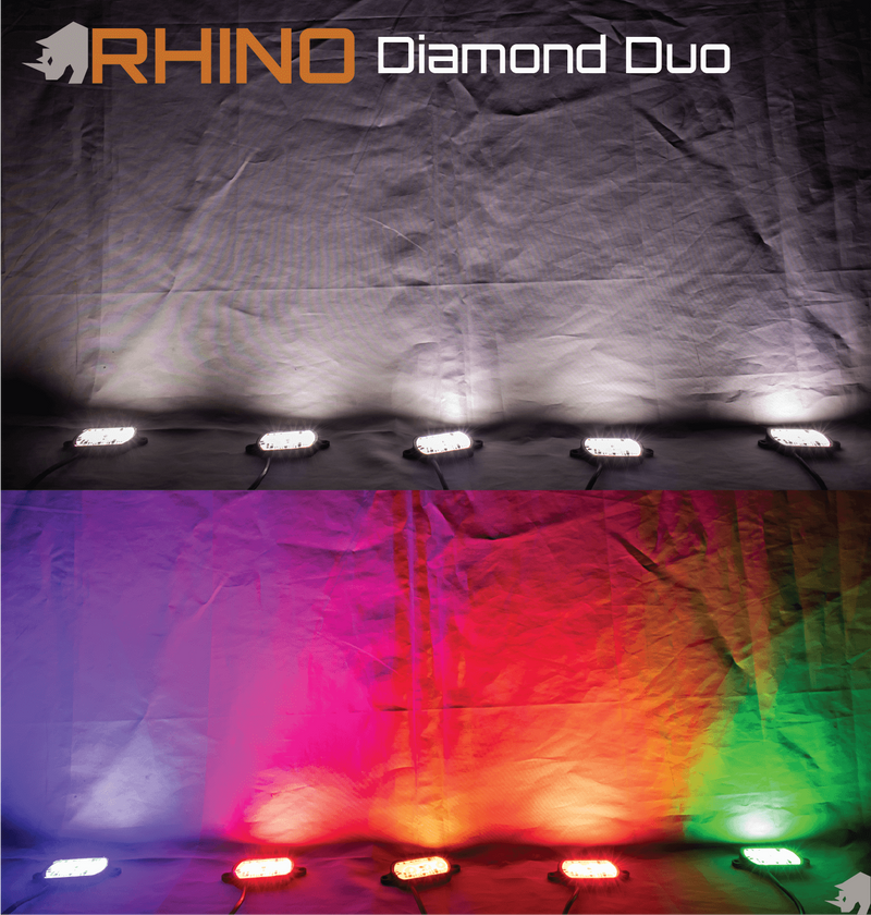 Rhino Lights Diamond Duo Rock Lights