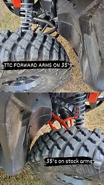 Texas Tough Customs Forward Arms For Honda Talon 1000X