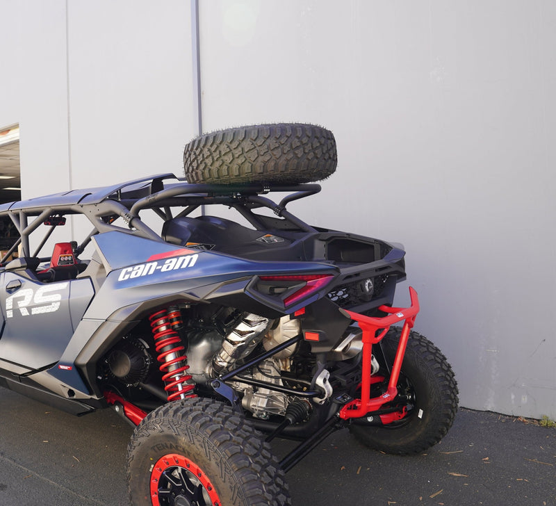 Factory UTV Mid - Height Dual Clamp Spare Tire Mount For Can - Am Maverick R - Rugged Terrain