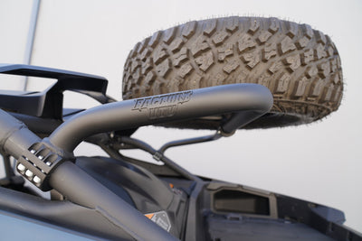 Factory UTV Mid - Height Dual Clamp Spare Tire Mount For Can - Am Maverick R - Rugged Terrain