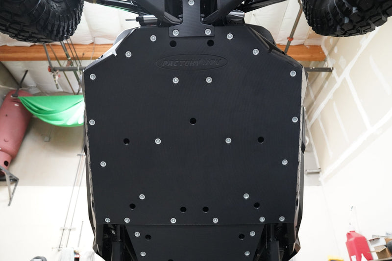 Factory UTV UHMW Skid Plate For Can - Am Maverick R X RC - Rugged Terrain