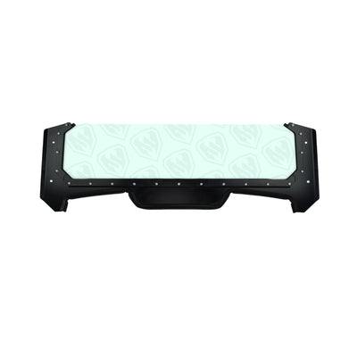 back view closed vent windshield