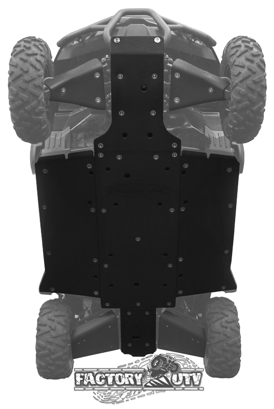 Factory UTV Yamaha Wolverine R - Spec UHMW Skid Plate - Rugged Terrain