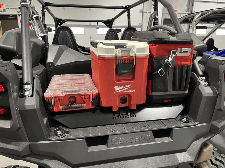 AJK Offroad Kawasaki KRX Packout Mount - Subwoofer Compatible - Rugged Terrain