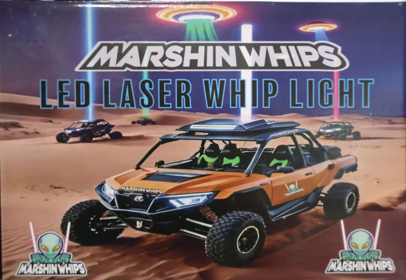 Marshin Whips RGB Lunar Laser Whips Kit - Rugged Terrain
