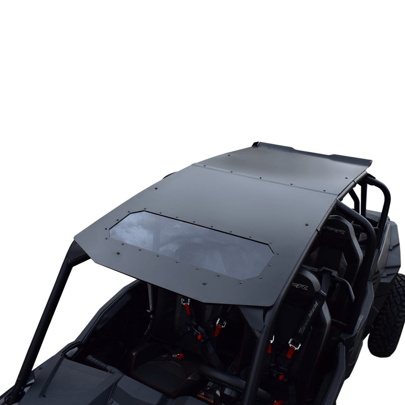 top view black sunroof installed moto armor