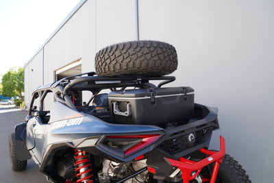 Factory UTV Mid - Height Dual Clamp Spare Tire Mount For Can - Am Maverick R - Rugged Terrain