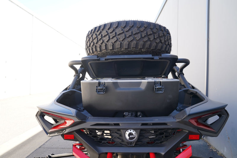 Factory UTV Mid - Height Dual Clamp Spare Tire Mount For Can - Am Maverick R - Rugged Terrain