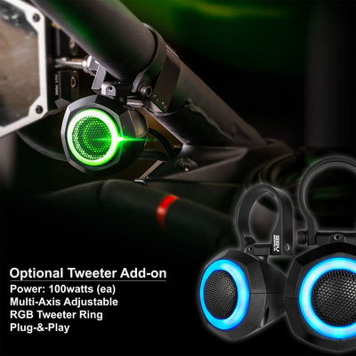 2014 - 2023 Polaris RZR A - Spec SSV Works 5 - Speaker Plug - & - Play Kit with JVC - Rugged Terrain