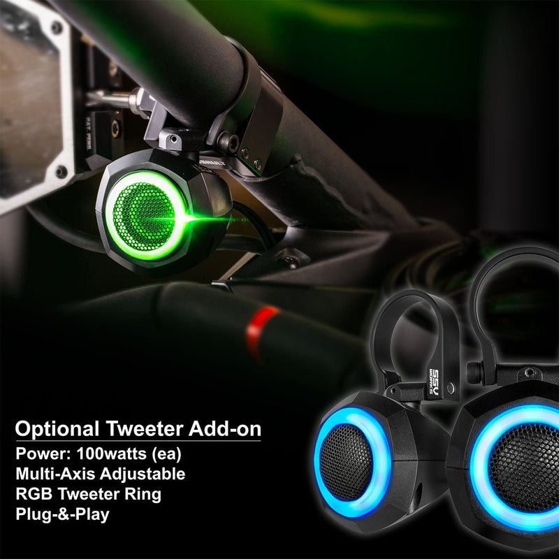 2014 - 2023 Polaris RZR A - Spec SSV Works 5 - Speaker Plug - & - Play Kit with JVC - Rugged Terrain