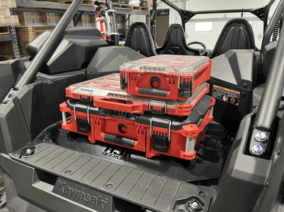 AJK Offroad Kawasaki KRX Packout Mount - Subwoofer Compatible - Rugged Terrain