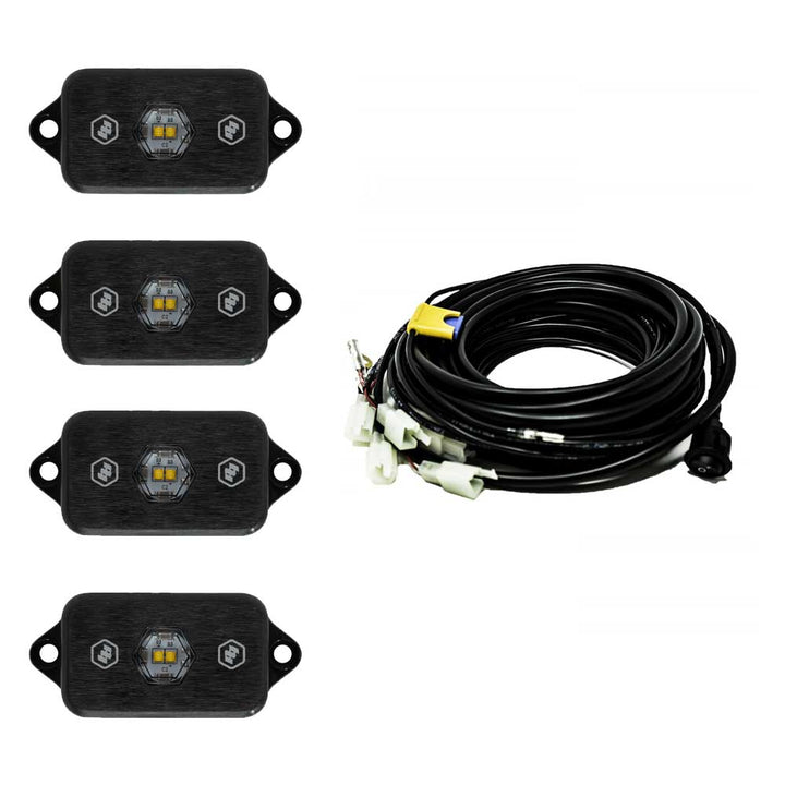 Baja Designs LED Rock Light Kit Clear - Rugged Terrain