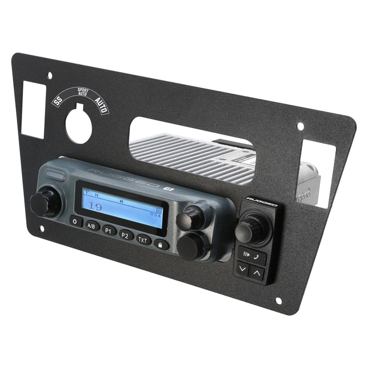 Rugged Radios 2024 Yamaha YXZ Mount for M1 / G1 / RM60 / GMR45 Mobile Radio and 696 Rocker Intercom - Rugged Terrain