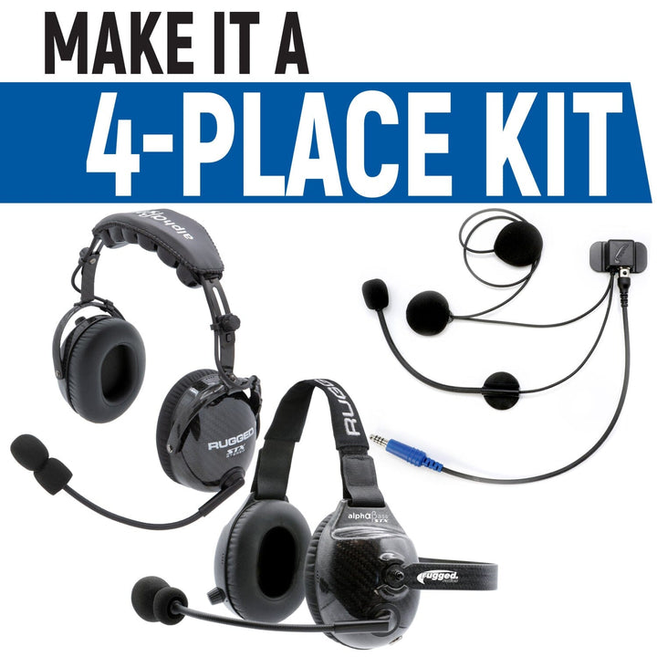 Rugged Radios 4 - Place Intercom Expansion Kit - Rugged Terrain