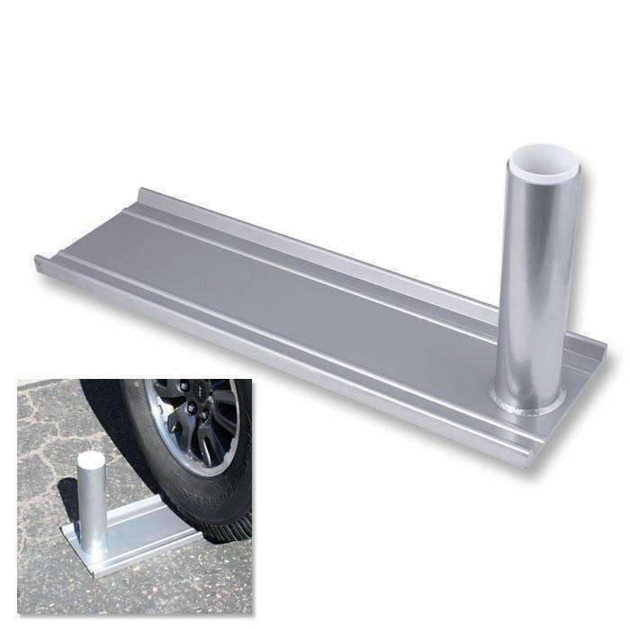 Rugged Radios Aluminum Wheel Stand for Base Camp Telescoping Flag Poles - Rugged Terrain