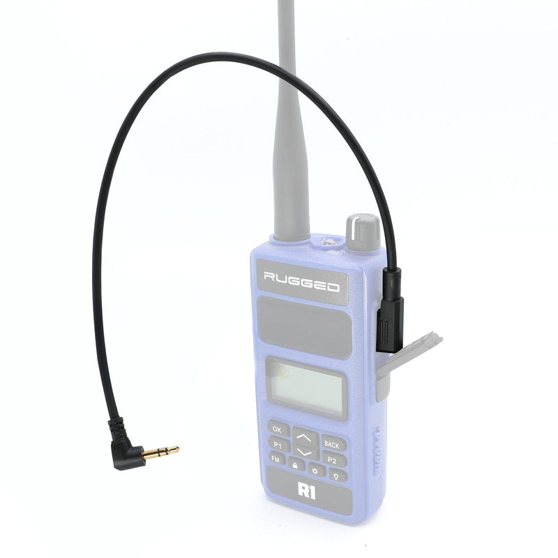 Audio Recording Cable for Rugged Handheld Radios