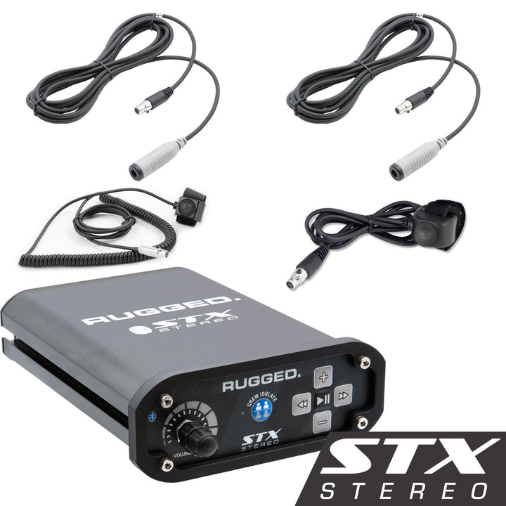Rugged Radios BUILDER KIT with STX STEREO High Fidelity Bluetooth Intercom System - Rugged Terrain