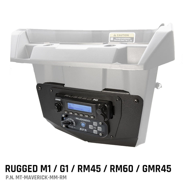 Rugged Radios Can - Am Commander and Maverick - Glove Box Multi - Mount Kit for Rugged UTV Radios and Intercoms - Rugged Terrain