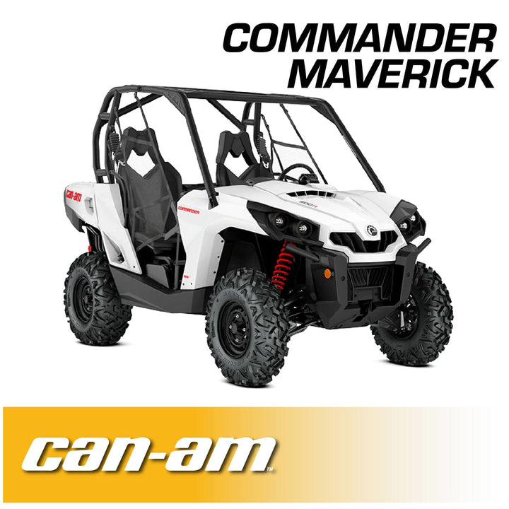 Rugged Radios Can - Am Commander and Late Model Maverick Complete Communication Kit with Bluetooth Intercom and 2 - Way Radio - Dash Mount - Rugged Terrain