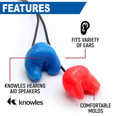 Challenger Semi-Custom Molded Ear Bud Speakers with 1/8" Plug