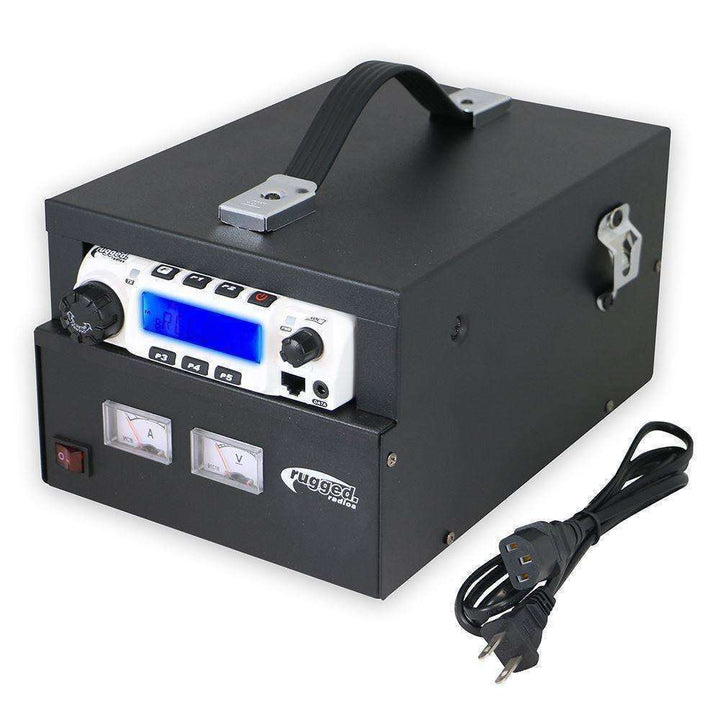 Rugged Radios Desktop Power Supply and Cabinet for M1, RM45, & RM60 Mobile Radios - Rugged Terrain