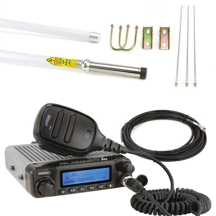 Rugged Radios Base Camp - Digital M1 Mobile Radio with Fiberglass Antenna Kit - Rugged Terrain