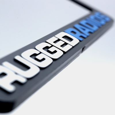 Go Further Rugged Radios License Plate Frames for Cars, Trucks, and Motorcycles