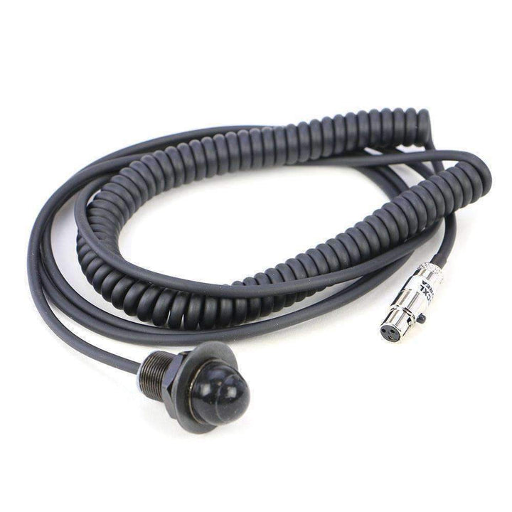Rugged Radios Hole Mount Steering Wheel Push to Talk Cable (PTT) with Coil Cord for Intercoms - Rugged Terrain