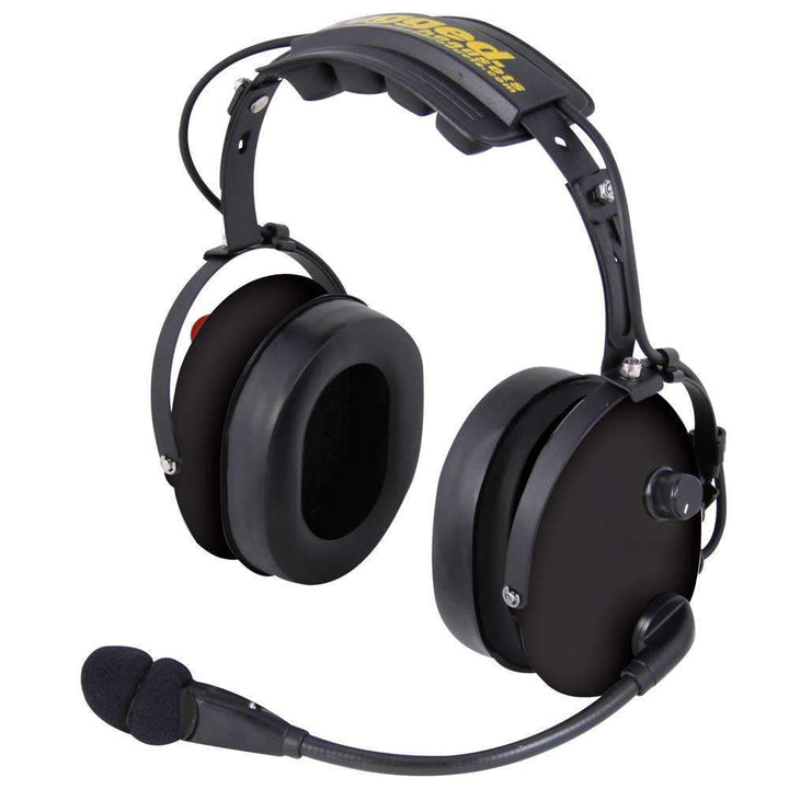 Rugged Radios HS11 Fire Safety Industrial Over the Head OTH Headset with Push to Talk PTT - Rugged Terrain