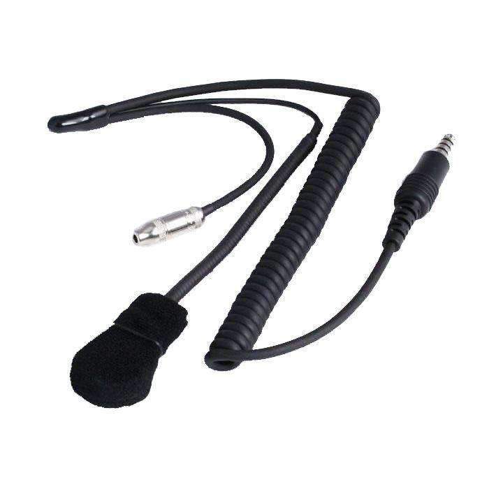 Rugged Radios IMSA 4C Wired Helmet Kit with Mic, 3.5mm Ear Bud Jack, and Coil Cord - Rugged Terrain