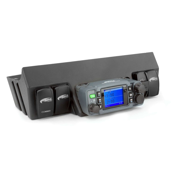 Rugged Radios Jeep JK Upper Windshield Radio Mount GMR25 and ABM25 - Rugged Terrain