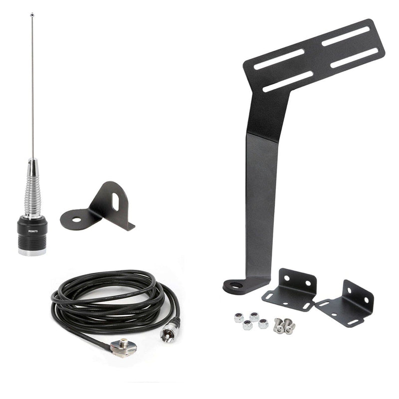 Jeep Wrangler JK and JKU Two-Way GMRS Mobile Radio Kit