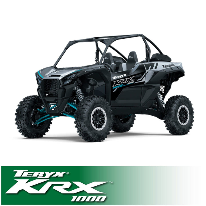 Rugged Radios Kawasaki Teryx KRX Complete Communication Kit with Bluetooth Intercom and 2 - Way Radio - Rugged Terrain