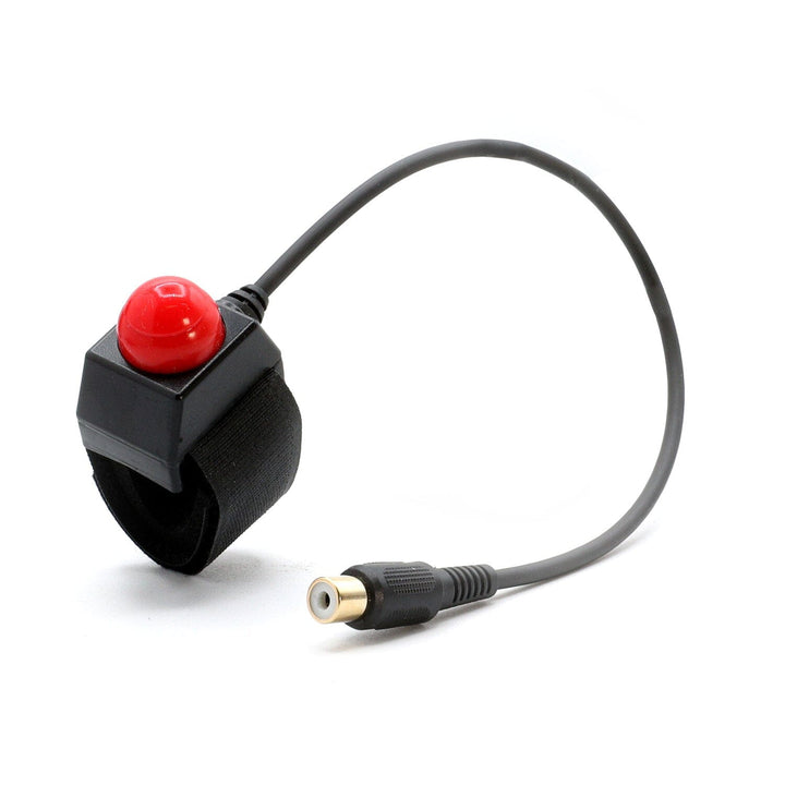 Rugged Radios Motorcycle Push to Talk (PTT) Velcro Mount with RCA Connector - Rugged Terrain