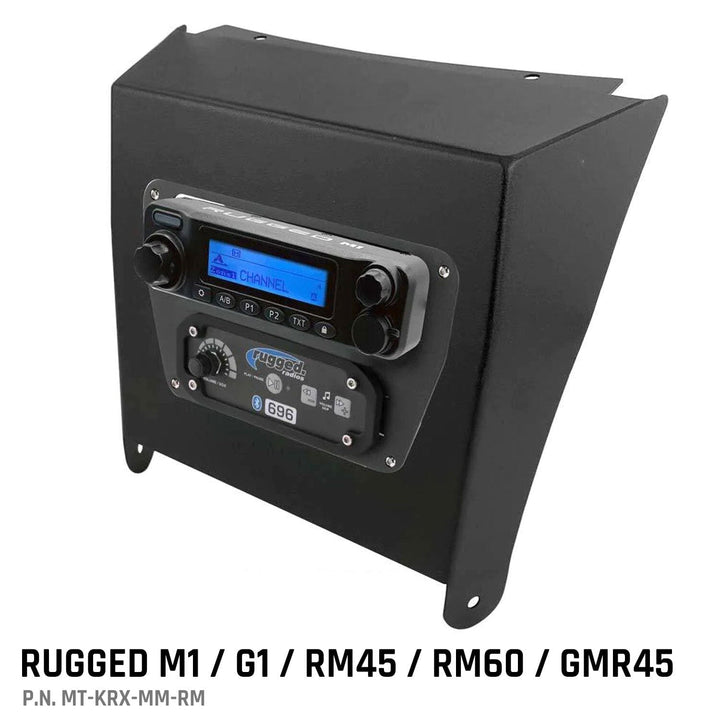 Rugged Radios Kawasaki KRX Multi - Mount Kit for M1 / G1 / RM45 / RM60 / GMR45 Radio and Rugged Intercom - Rugged Terrain