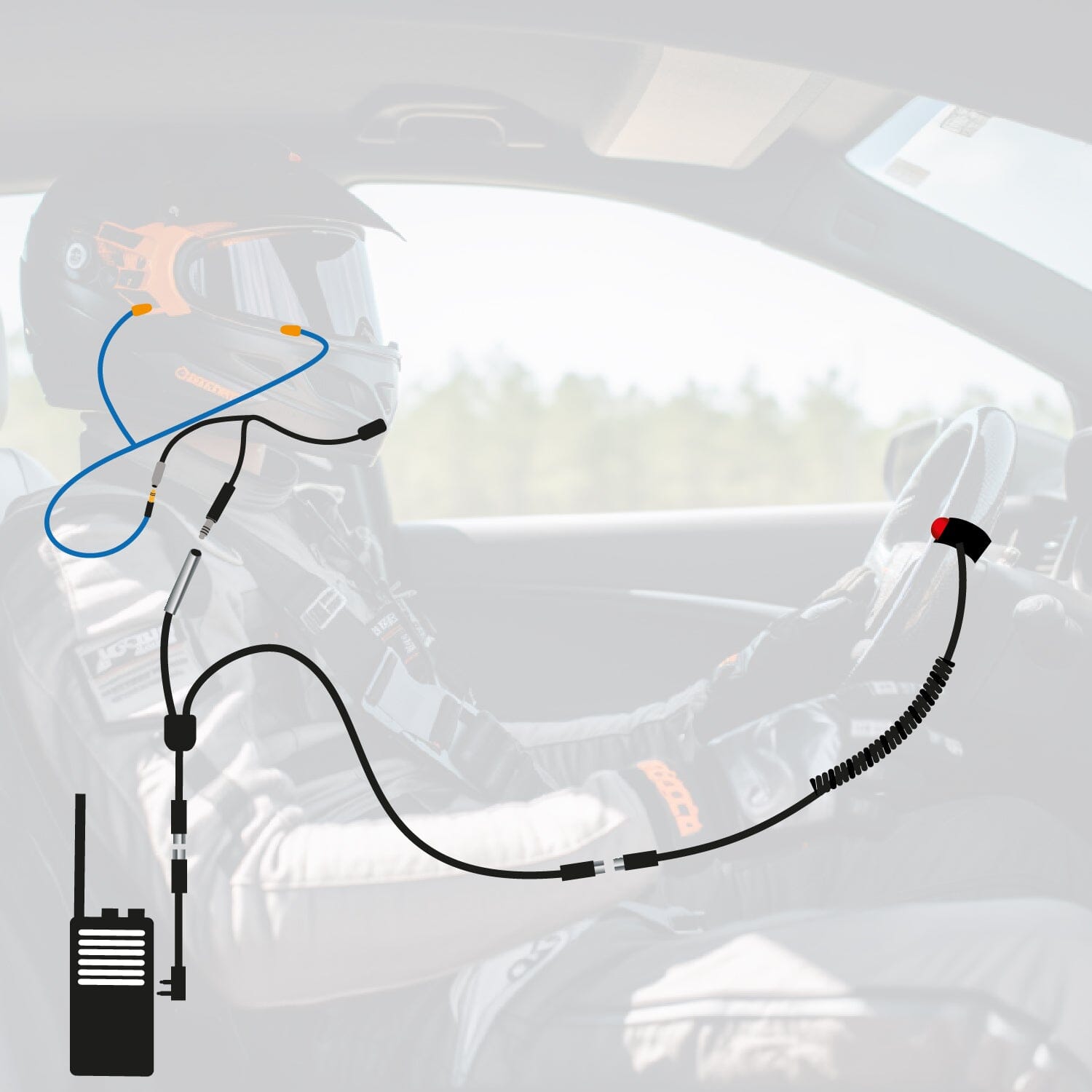 Race Communications Router Rugged Radios NASCAR and IMSA Racing Communication System for Driver O ...