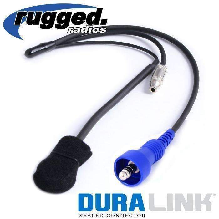 Rugged Radios OFFROAD Wired Helmet Kit with Headphone speaker jack and M102 Military Mic - Rugged Terrain