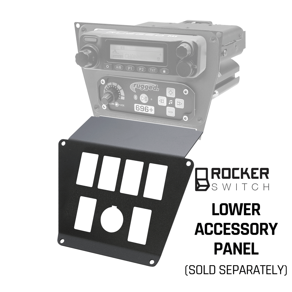 Pro R Dash Electrical Rugged Radios Polaris RZR PRO XP, RZR Turbo R, and RZR PRO R Dash Moun ...